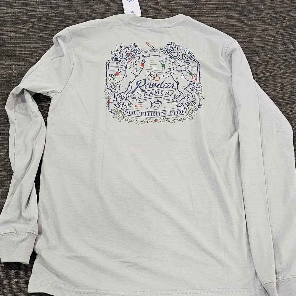 New Southern Tide Reindeer Games Long Sleeve